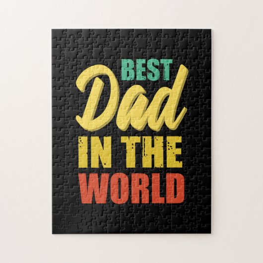 Father Gift | Beste vader ter wereld Legpuzzel (Verticaal)