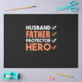 Father Gift | Husband Father Hero Tissuepapier (Craft)