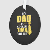 Father Gift | Mijn vader is koeler Ornament (voorkant)