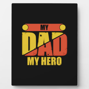 Father Gift   Mijn vader Mijn Hero Fotoplaat