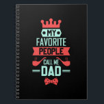 Father Gift | My Favorite People Call Me Dad Notitieboek<br><div class="desc">Father Gift | My Favorite People Call Me Dad</div>