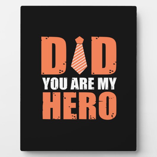 Father Gift | Papa Je bent mijn helo Fotoplaat (Voorkant)