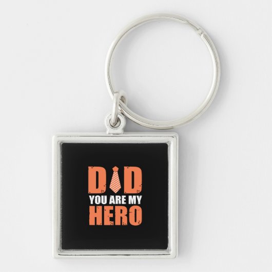 Father Gift | Papa Je bent mijn helo Sleutelhanger (Voorkant)