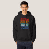 Father Husband AQUARIUS Legend Proud Dad  Retro Pa Hoodie (Voorkant volledig)