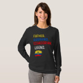 Father Husband Ecuadorian Legend Proud Dad Ecuador T-shirt (Voorkant volledig)