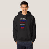 Father Husband Haitian Legend Proud Dad Haiti Flag Hoodie (Voorkant volledig)