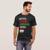 Father Husband Hungarian Legend Proud Dad Hungary T-shirt (Voorkant volledig)