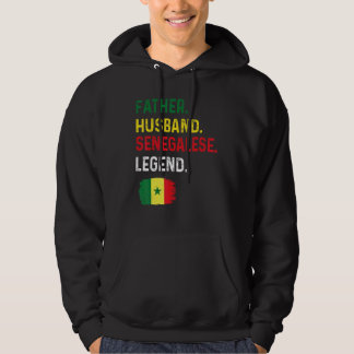 Father Husband Senegalese Legend Proud Dad Senegal Hoodie