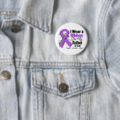Father-in-Law - Pancreatic Cancer Ribbon Ronde Button 5,7 Cm (In situ)