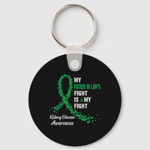 Father in Law's Fight My Kidney Disease Award Sleutelhanger