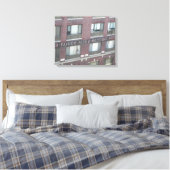 FATHER JOHN'S APOTHEEK GEBOUW OMWRAPT CANVAS AFDRUK (Insitu (Slaapkamer))