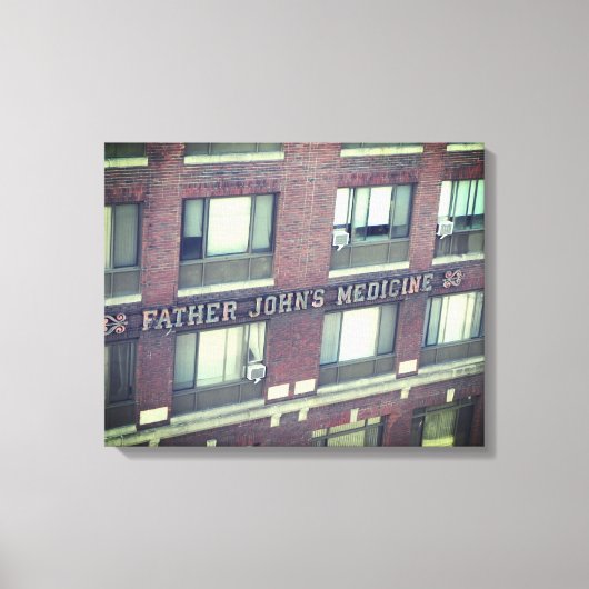 FATHER JOHN'S MEDICIJNGEBOUW OMWONDEN CANVAS AFDRUK (Voorkant)