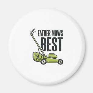 Father Maait Best Vintage Grasmaaier Shirt Ontwerp Magneet