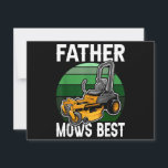 Father Mows Best Funny Riding Mower Retro Mowing D<br><div class="desc">Vader maait beste grappige rijmaaier Retro maaien papa</div>