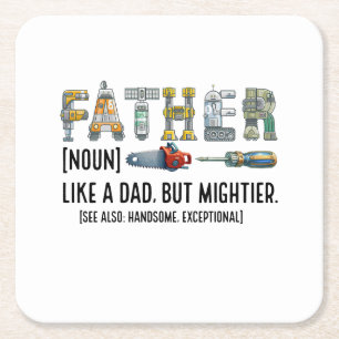 Father Noun Kartonnen Onderzetters