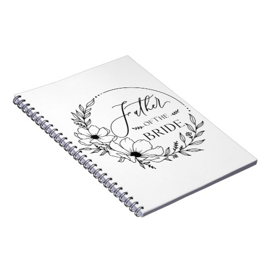 father of bride notitieboek (Rechterzijde)