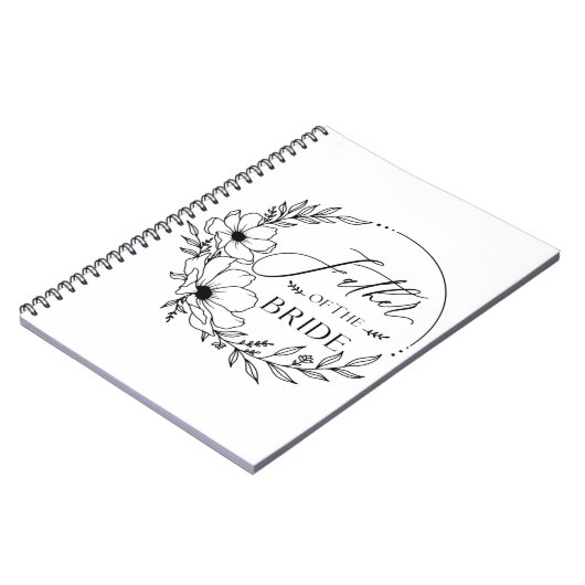 father of bride notitieboek (Linkerzijde)