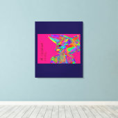 Father of the Animal Kingdom  Canvas Afdruk (Insitu (Houten vloer))