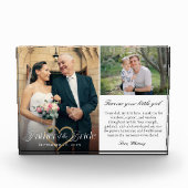 Father of the Bride Heart Wedding Then & Now Photo Fotoblokken (Voorkant)