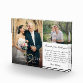 Father of the Bride Heart Wedding Then & Now Photo Fotoblokken (Rechts)