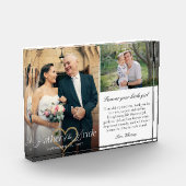 Father of the Bride Heart Wedding Then & Now Photo Fotoblokken (Links)