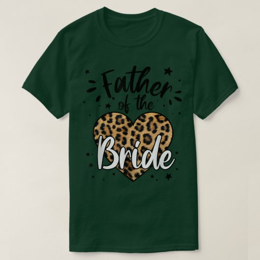 Father of the Bride I Loved Her First  T-shirt (Design voorkant)