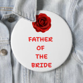 Father of the Bride Ronde Button 6,0 Cm (In situ)