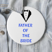 Father of the Bride Ronde Button 6,0 Cm (In situ)