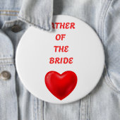 Father of the Bride Ronde Button 6,0 Cm (In situ)