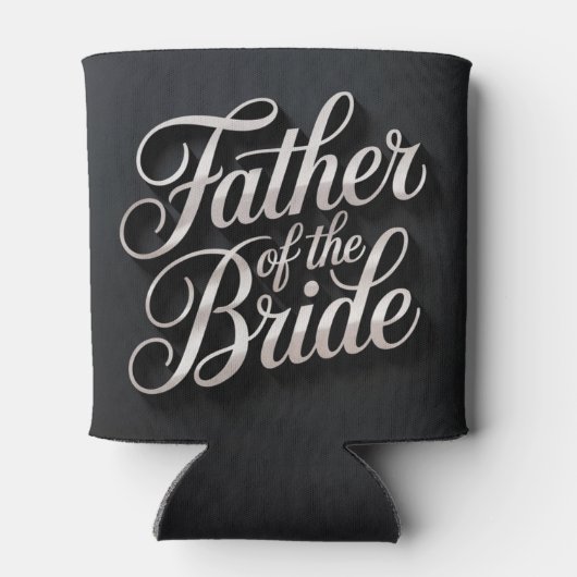Father Of The Bride Script Can Cooler (Achterkant)
