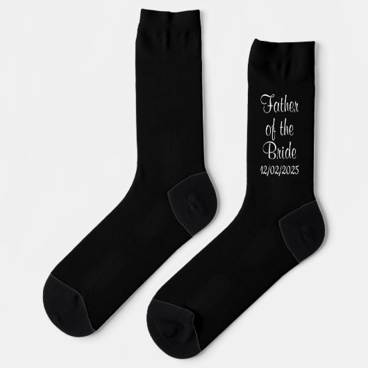 Father of the Bride Socks, Wedding Party Sokken (Links)