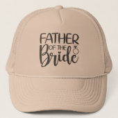 Father of the Bride Wedding Party Trucker Pet (Voorkant)