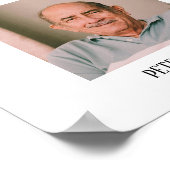 Father of the Groom Reserved Seat Wedding Memorial Poster (Hoek)