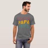Father Paper Protector Provider retro T-shirt (Voorkant volledig)