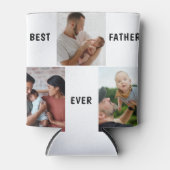 Father Photo Collage Custom Giant Blikjeskoeler (Voorkant)