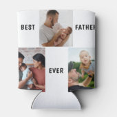 Father Photo Collage Custom Giant Blikjeskoeler (Achterkant)