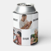 Father Photo Collage Custom Giant Blikjeskoeler (Blikje Achterkant)