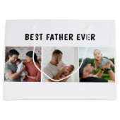Father Photo Collage Custom Giant Groot Cadeauzakje (Voorkant)
