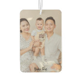 Father Photo Collage Custom Giant Luchtverfrisser (Achterkant)