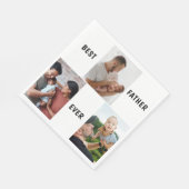 Father Photo Collage Custom Giant Servet (Hoek)