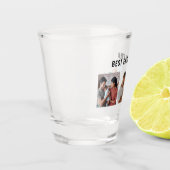Father Photo Collage Custom Giant Shot Glas (Links)