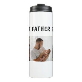 Father Photo Collage Custom Giant Thermosbeker