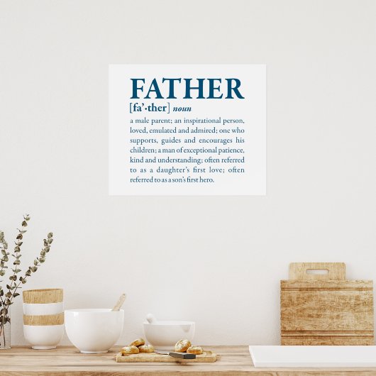 Father Poster (Keuken)