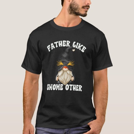 Father Quote For Men And Gnome Cute Penguin Dad T-shirt (Voorkant)