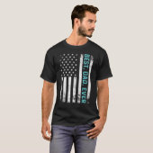 Father s Day Best Dad Ever With USA American Flag T-shirt (Voorkant volledig)