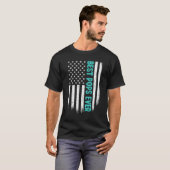 Father s Day Best Pops Ever US American Flag 4th o T-shirt (Voorkant volledig)
