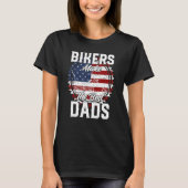 Father s Day Biker Custom Chopper Motorcycle T-shirt (Voorkant)