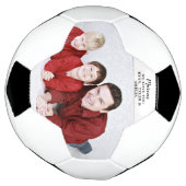 Father`s day, Birthday Modern Custom Photo Voetbal (Gedraaid)
