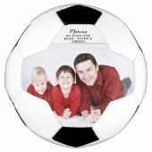 Father`s day, Birthday Modern Custom Photo Voetbal (Voorkant)