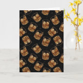 Father’s Day Card for Dad – Whiskey Lover Design Kaart (Gele Bloem)